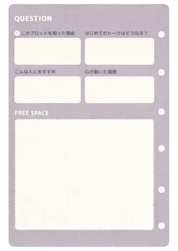 推しプロット紹介カード テンプレート5（藤鼠のリネン）の2枚目