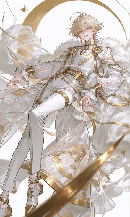 男性キャラ・衣装・外見 の生成例