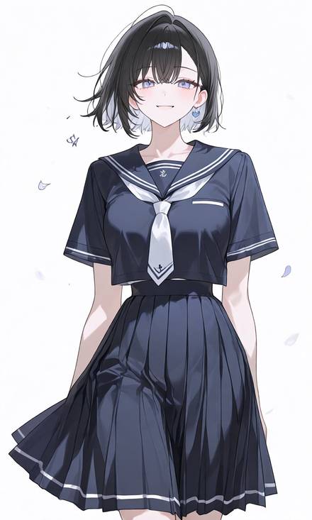 女性キャラ・衣装・外見の生成例 4