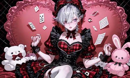 女性キャラ・衣装・外見 の生成例