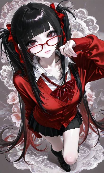 女性キャラ・衣装・外見の生成例 2