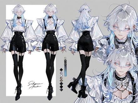どちらでもない・アニメ・イラストの生成例 3