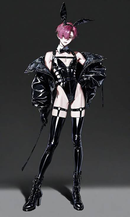 男性キャラの生成例 4
