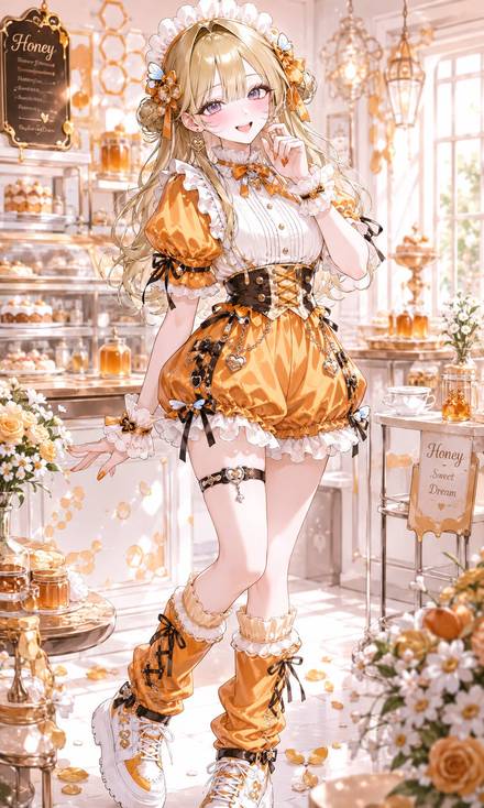 女性キャラ・衣装・外見 の生成例