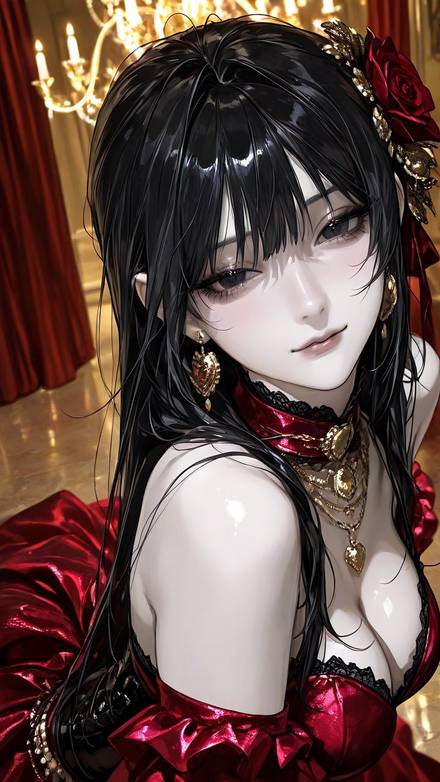 女性キャラの生成例 5