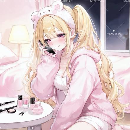 女性キャラ・シチュエーションの生成例 4
