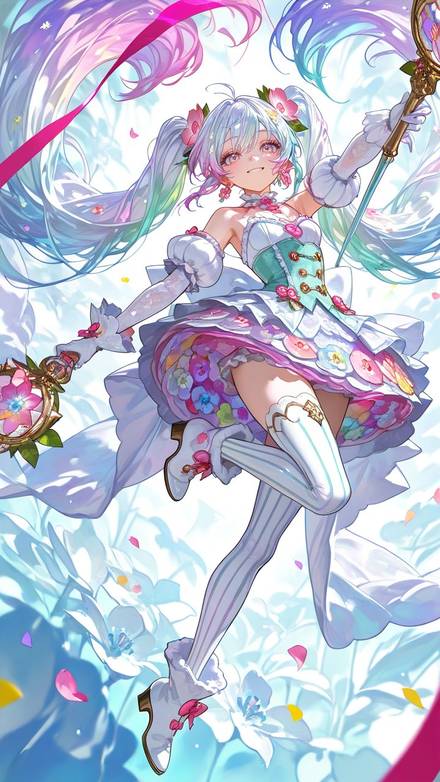 女性キャラ・衣装・外見 の生成例