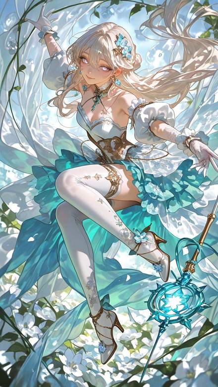 女性キャラ・衣装・外見の生成例 2