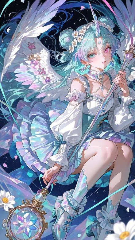 女性キャラ・衣装・外見の生成例 4