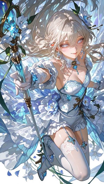 女性キャラ・衣装・外見の生成例 6