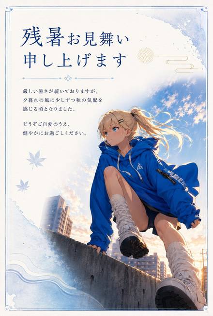 女性キャラ・衣装・外見の生成例 6