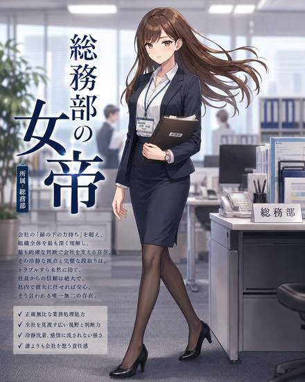 女性キャラ・衣装・外見 の生成例