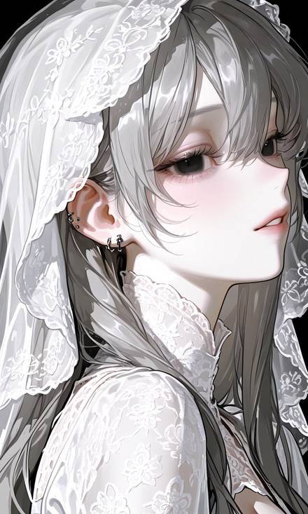 女性キャラの生成例 5