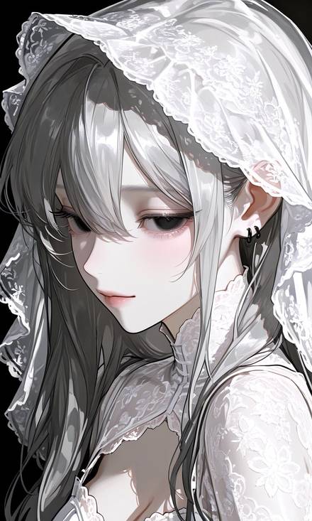 女性キャラの生成例 4