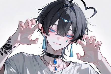 男性キャラ の生成例