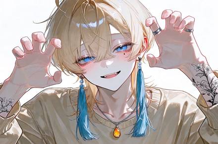 男性キャラの生成例 2