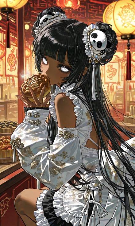 女性キャラ・衣装・外見の生成例 2