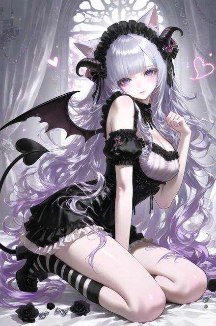 女性キャラ・悪魔・魔族の生成例 2