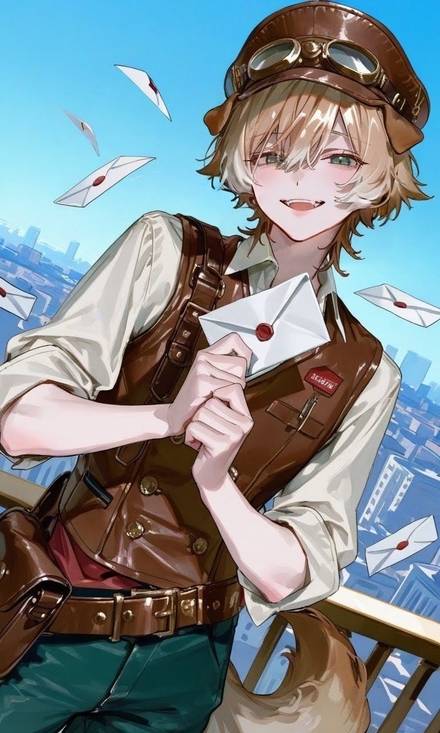 男性キャラの生成例 2