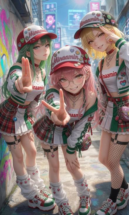 女性キャラ・ホスト・水商売の生成例 4