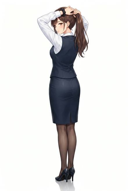 女性キャラ・上司部下 の生成例