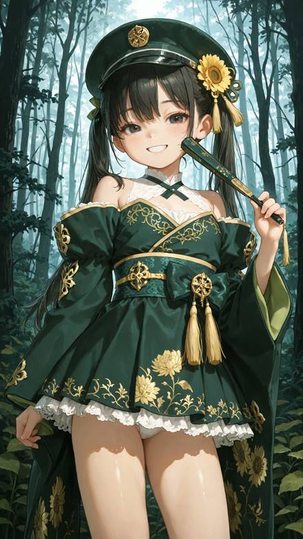 女性キャラ・衣装・外見の生成例 3
