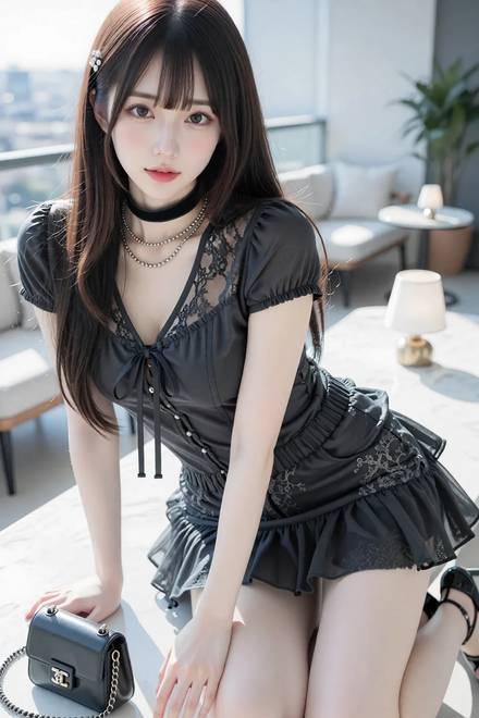 女性キャラ・衣装・外見の生成例 3
