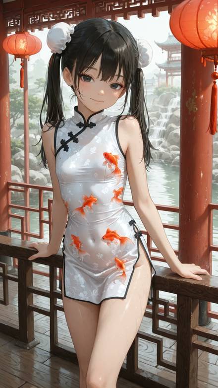 女性キャラ・衣装・外見の生成例 3